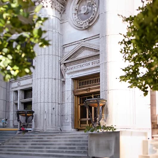LDS Bank building in Salt Lake City representing Mormon Church financial institutions