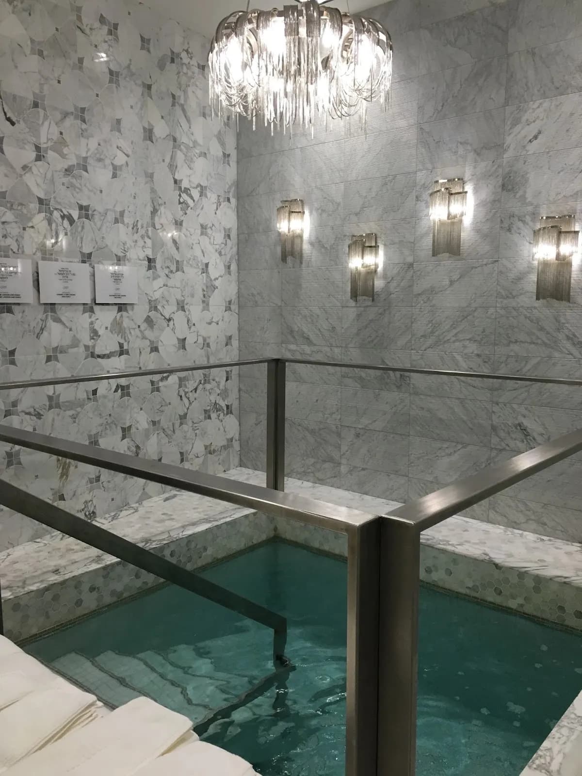 Mikvah Mei Chaya Mushka ritual bath in Crown Heights, Brooklyn