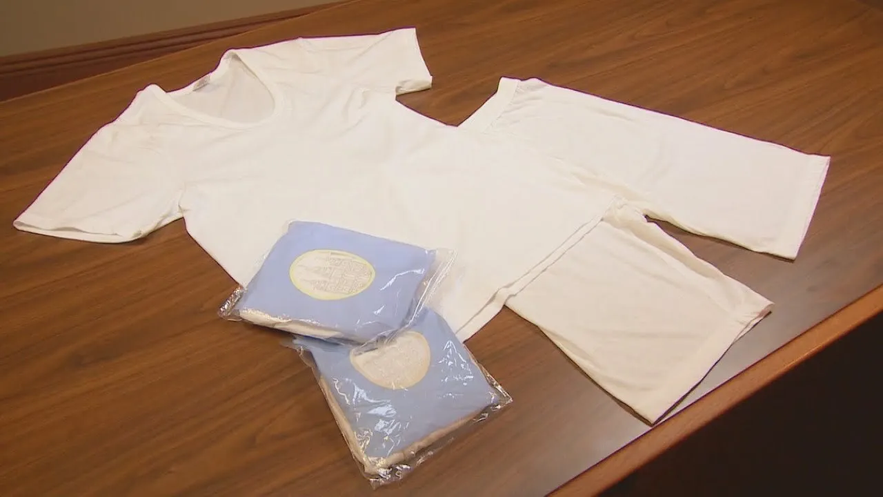 White Mormon sacred garment folded, representing temple covenants and daily spiritual practice