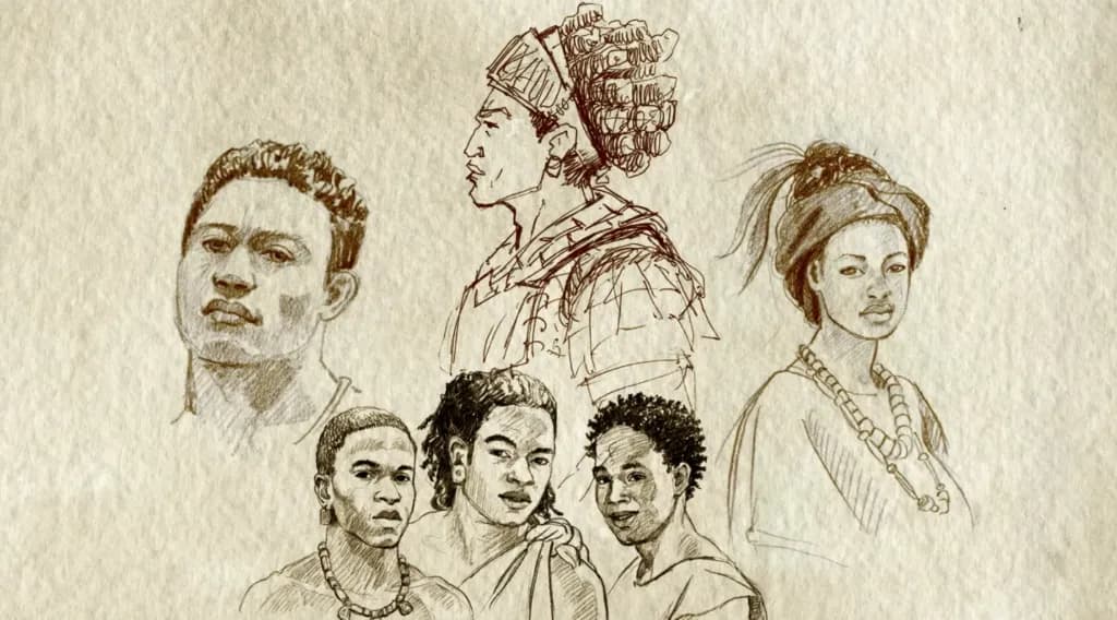 Illustration of diverse Book of Mormon peoples including Zoramites and Mulekites