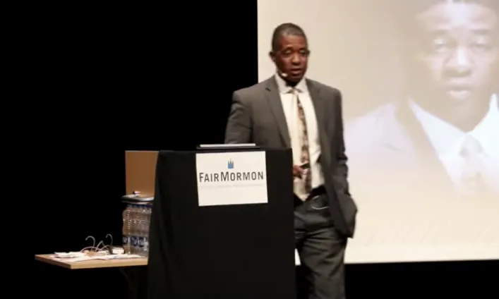Marvin Perkins discussing the priesthood restriction and race in the early LDS Church
