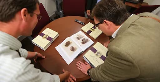Historical analysis of Joseph Smith's seer stones, showing artifacts used in early Mormon Church revelation practices