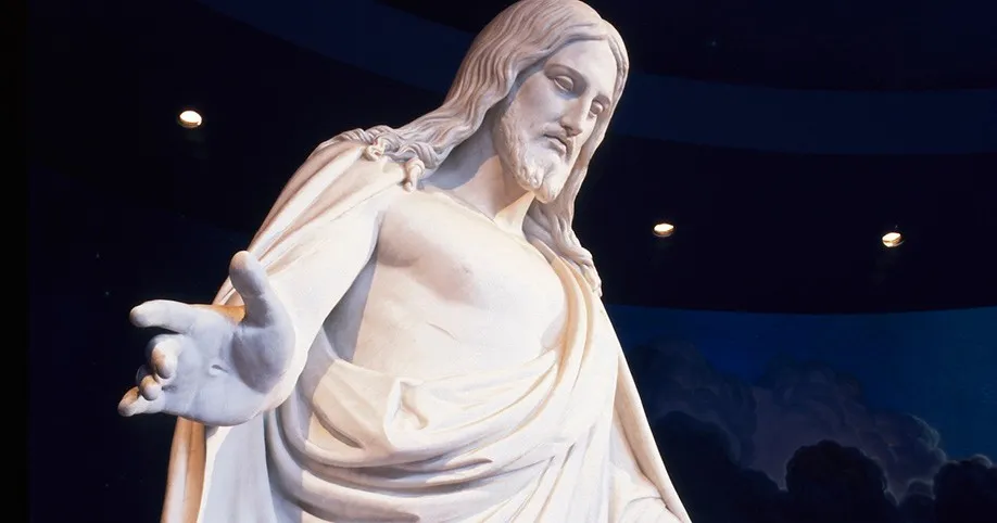 Mormon garments displayed as sacred clothing worn by Latter-day Saints
