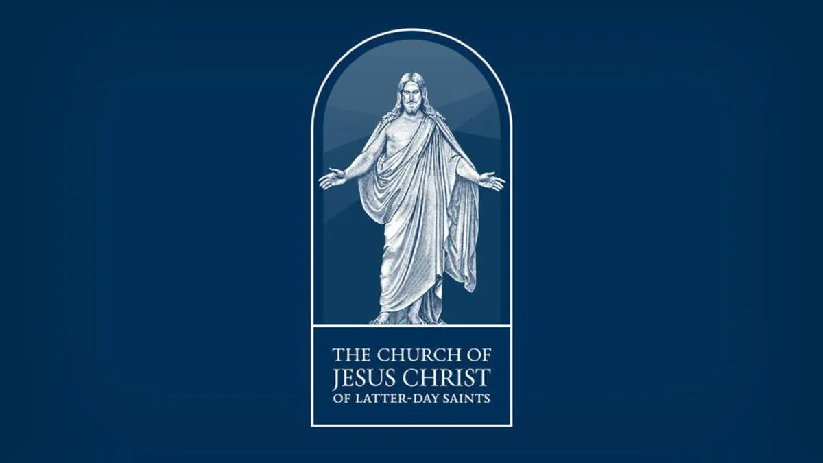 The Christus statue with arms outstretched, the official symbol of the Church of Jesus Christ of Latter-day Saints